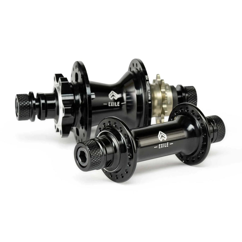 ÉCLAT EXILE CS Hub set, lightweight 7075-T6 alloy, 120 points engagement.
