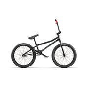 Wethepeople SINUS black flatland BMX bike with red handlebar grips and Mugen tires