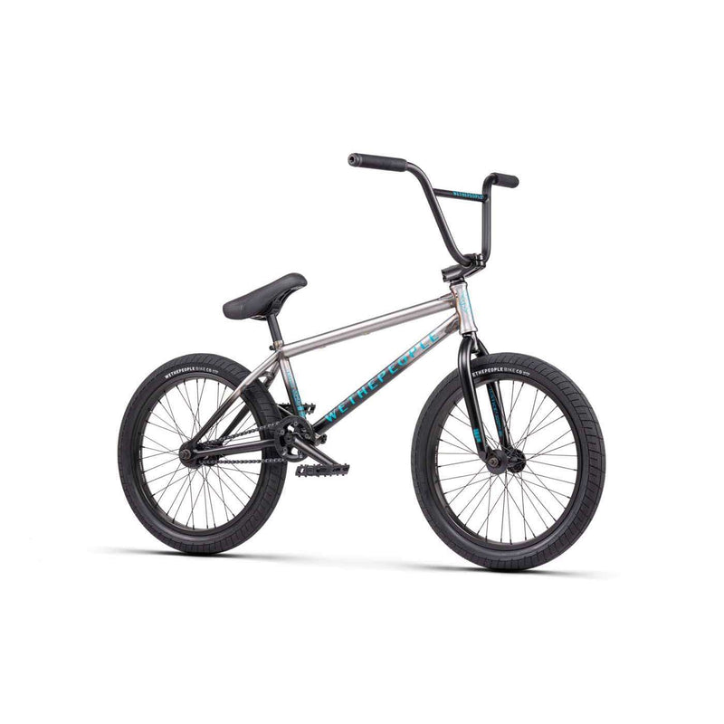 Wethepeople Justice Complete BMX bike with 4130 chromoly frame, Activate tires, Paragon sprocket, and black components.