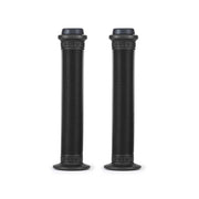 ÉCLAT ZAP GRIP black ribbed BMX bike grips with varying flange heights and Corkx V2 bar ends